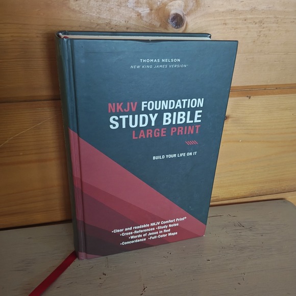 Other - NKJV, Foundation Study Bible, Large Print, Hard, Nelson+-
